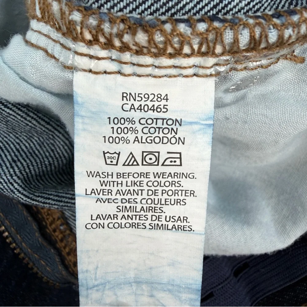 The Children's Place Jeans Boys 8 Dark Blue Skinny Cotton Denim Adjustable Waist